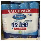 Sprayway glass cleaner 4 cans