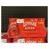 Lindsay sliced black ripe olives 6 pack