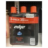 Edge shave gel 3 cans