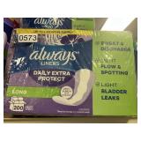 Always liners long 200 ct