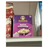 Annies shells white chedder 12 boxes