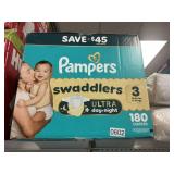Pampers 180 diapers size 3