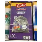 Glad Gain 120 trash bags