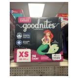 Goodnites XS 74 ct