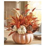 15in Real terra cota floral arrangement