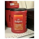 Folgers Colombian medium coffee 40.3 oz