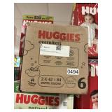 Huggies 42 diapers size 6
