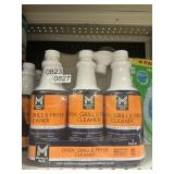 Oven,grill & fryer cleaner 3 bottles