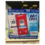 Wet Ones 140 wipes
