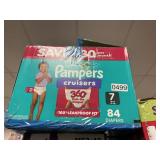 Pampers 84 diapers size 7
