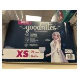 Goodnites XS 74 ct