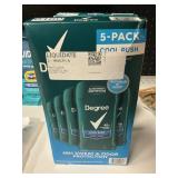 Degree deodorant 5-pack