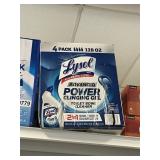 Lysol toliet bowl cleaner 4 pack