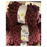 Off the Hook Ombre Yarns -burgandy 2  bundles