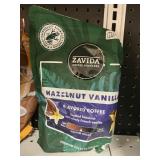Hazelnut vanilla med roast whole bean 32oz
