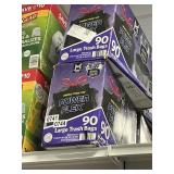 Power Flex large trash bags 90 ct