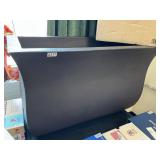 Large black planter 3ftWx22inHx16inW