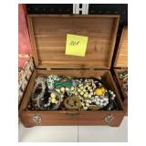Jewlery box & jewelry lot