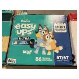 Pampers easy ups86 training pants 5T-6T