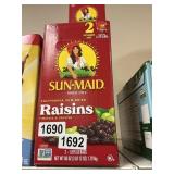 Sun Maid raisins 3.75lbs