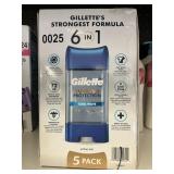 Gillette deodorant 5 pack