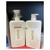 Native shampoo & conditioner 2-34 fl oz