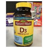 Nature Made D3 650 softgels