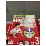 Huggies 192 diapers size 3