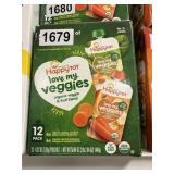 Happy tot love my veggies 12 pack