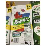 Fruit roll ups 64 rolls