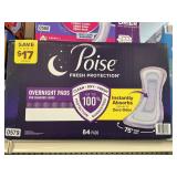 Poise 84 pads