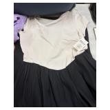 A new day long black & white dress M
