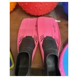 Pink kids flippers