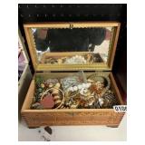 Jewelry box- misc jewelry lot