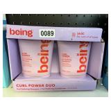Being curl power shampoo & conditioner 2-12 fl oz
