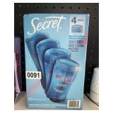 Secret deodorant 4-pack