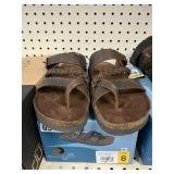 Mt Sole leather sandal size 8