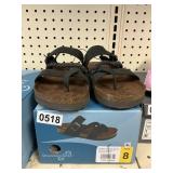 Mt Sole leather sandal size 8
