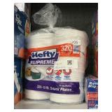 Hefty 6in 320ct snack plates