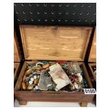 Jewelry box- misc jewelry lot