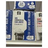 320 Commercial can liners 33 gal