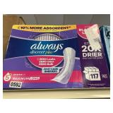 Always discreet plus 117 pads