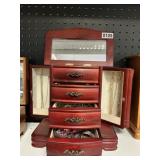 Jewelry box- misc jewelry lot