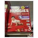 Huggies 192 diapers size 3