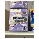Power Flex 200 tall kitchen bags