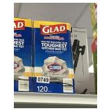 Glad Clorox 120 trash bags