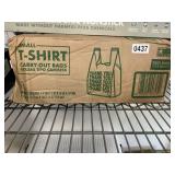 Small T-shirt bags 2000 ct