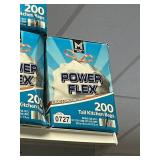 Power Flex 200 tall kitchen bags