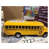 Metal school bus toy