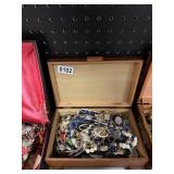 Jewelry box- misc jewelry lot